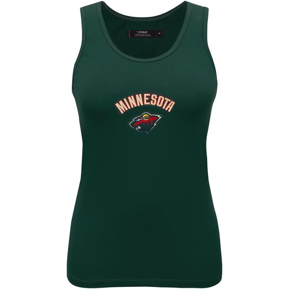 image:imagePro Standard NHL Womens Pro Standard Womens NHL Classic Chenille Cotton Tank TopForest Green