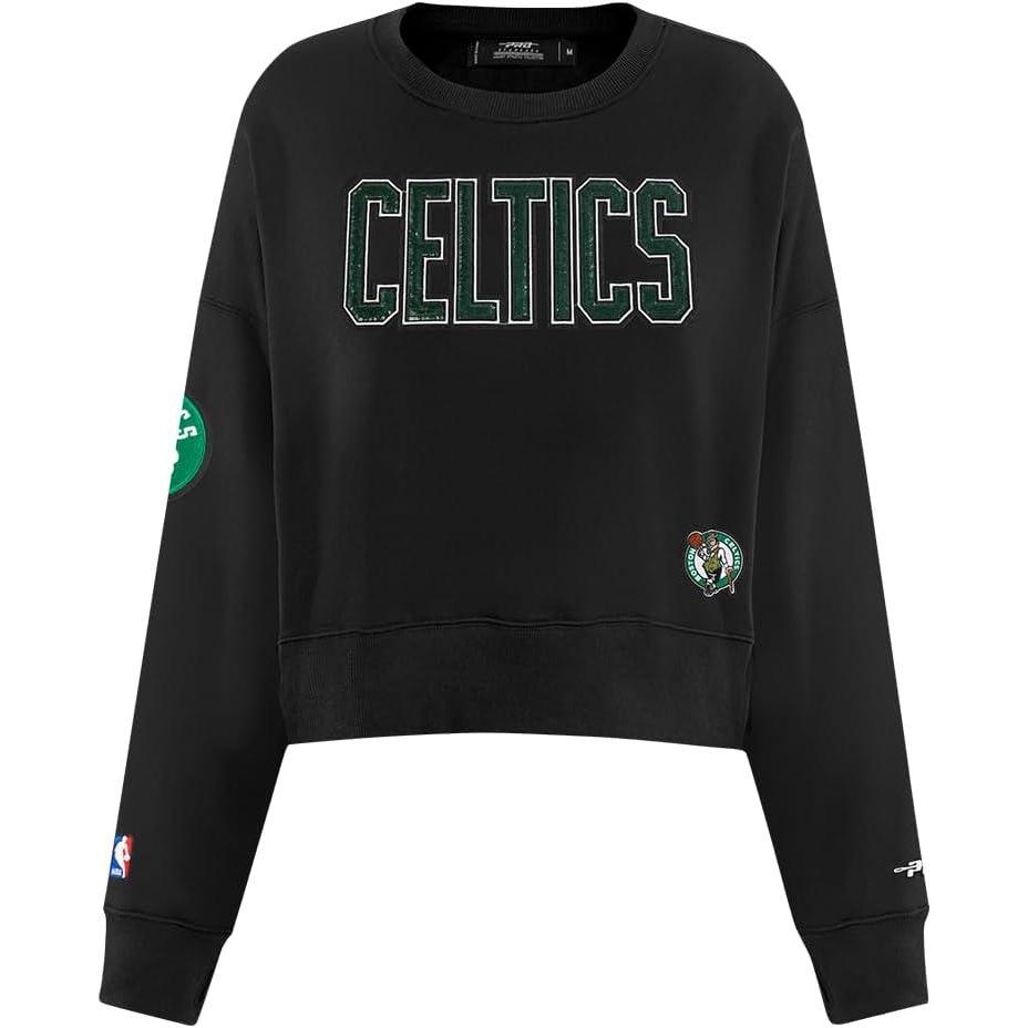 image:imagePro Standard Womens NBA Game Day Classics Cotton Double Knit Crewneck SweatshirtBlack