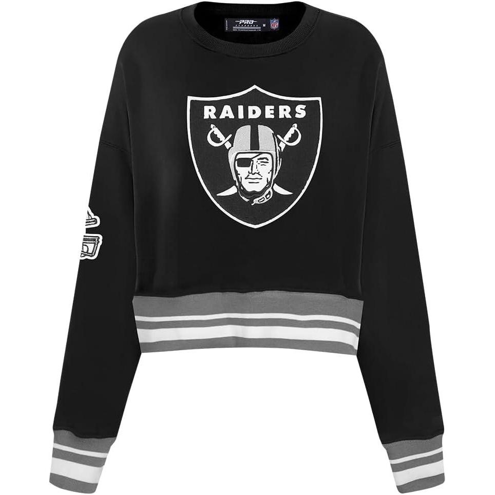 image:imagePro Standard Womens NFL Mash Up Crewneck SweatshirtBlackGray