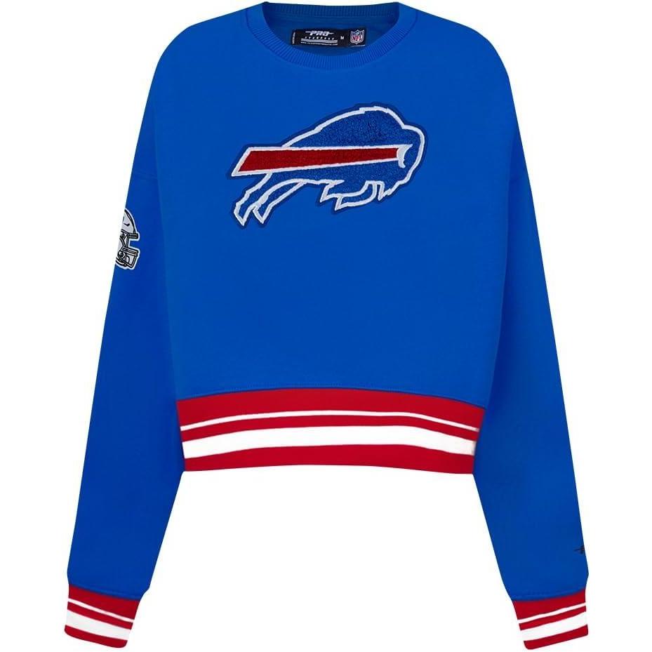 image:imagePro Standard Womens NFL Mash Up Crewneck SweatshirtRoyal BlueRed