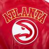 Mens NBA City Signature Leather Jacket(Red/White)