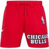 Mens NBA Retro Classics Fleece Short(Red)