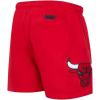 Mens NBA Retro Classics Fleece Short(Red)