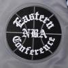 Mens NBA Souvenir Satin Jacket(Gray)