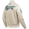Mens NBA Souvenir Satin Jacket(Taupe)