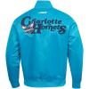 Mens NBA Souvenir Satin Jacket(Teal)