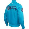 Mens NBA Souvenir Satin Jacket(Teal)