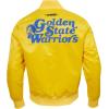 Mens NBA Souvenir Satin Jacket(Yellow)