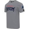 Pro Standard Mens Mens College College Classic Chenille Cotton Single Short Sleeve Tee(White)