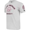 Pro Standard Mens Mens College College Classic Chenille Cotton Single Short Sleeve Tee(Wine)