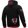Pro Standard Mens NBA City Ransom Pull Over Hoodie(Midnight Navy/Red/Midnight Navy)