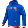 Pro Standard Mens NBA City Ransom Pull Over Hoodie(Royal Blue/Red)