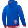 Pro Standard Mens NBA City Ransom Pull Over Hoodie(Royal Blue/Red)