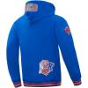 Pro Standard Mens NBA City Ransom Pull Over Hoodie(Royal/Orange/Royal)