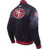 Pro Standard Mens NFL City Signature Leather Jacket(Black)