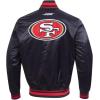 Pro Standard Mens NFL City Signature Leather Jacket(Black)