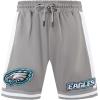 Pro Standard Mens NFL DIY Pick Stitch Athletic Short(Gray)