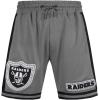 Pro Standard Mens NFL DIY Pick Stitch Athletic Short(Gray/Black)