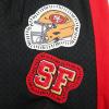 Pro Standard Mens NFL DIY Pick Stitch Athletic Short(Red/Black)