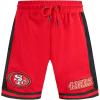 Pro Standard Mens NFL DIY Pick Stitch Athletic Short(Red/Black)