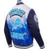 Pro Standard Mens NFL Sublimated Satin Jacket Satin Jacket(Blue)