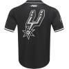 Pro Standard NBA Mens Mens NBA San Antonio Spurs Classic Player Mesh Down Top(Black)