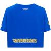 Pro Standard NBA Womens Womens NBA Golden State Warriors Classic Player Cotton Short Sleeve Boxy Tee(Team Color)