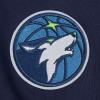 Pro Standard NBA womens Womens Nba Minnesota Timberwolves Classic Player Brushed Back French Terry Crewneck Sweatshirt(Midnight Navy)