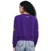 Pro Standard NCAA womens Womens College Classic Chenille Brushed Back French Terry Crewneck Sweatshirt(Purple)