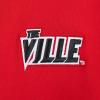 Pro Standard NCAA womens Womens College Classic Chenille Brushed Back French Terry Crewneck Sweatshirt(Red)