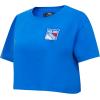 Pro Standard NHL Womens Pro Standard Womens NHL Classic Chenille Short Sleeve Boxy Tee(Royal Blue)