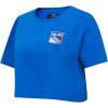 Pro Standard NHL Womens Pro Standard Womens NHL Classic Chenille Short Sleeve Boxy Tee(Royal Blue)