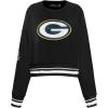 Pro Standard Womens NFL Mash Up Crewneck Sweatshirt(Black)