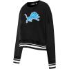 Pro Standard Womens NFL Mash Up Crewneck Sweatshirt(Black)
