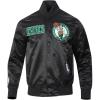 Mens NBA Souvenir Satin Jacket(Black)