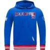 Pro Standard Mens NBA City Ransom Pull Over Hoodie(Royal Blue/Red)