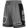 Pro Standard Mens NFL DIY Pick Stitch Athletic Short(Gray/Black)
