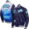 Pro Standard Mens NFL Sublimated Satin Jacket Satin Jacket(Blue)
