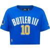 Pro Standard NBA Womens Womens NBA Golden State Warriors Classic Player Cotton Short Sleeve Boxy Tee(Team Color)