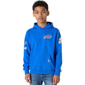 Pro Standard Big Boys NFL Classic Chenille Pull Over Hoodie Cardinal(Royal Blue)