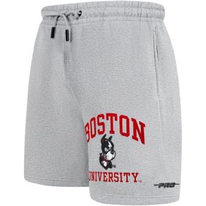 Pro Standard Mens College Classic Chenille Brushed Back French Terry Fleece Short(Heather Grey)