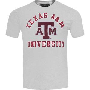 Pro Standard Mens Mens College College Classic Chenille Cotton Single Short Sleeve Tee(Black)