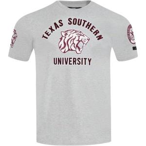 Pro Standard Mens Mens College College Classic Chenille Cotton Single Short Sleeve Tee(Wine)