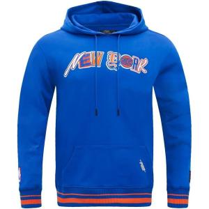 Pro Standard Mens NBA City Ransom Pull Over Hoodie(Royal/Orange/Royal)
