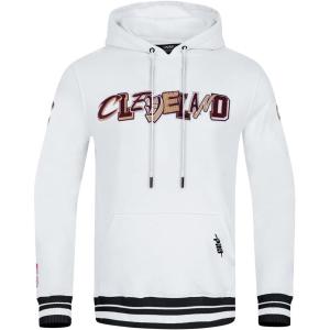 Pro Standard Mens NBA City Ransom Pull Over Hoodie(White/Black)
