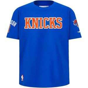 Pro Standard NBA Boys Big Boys NBA New York Knicks Classic Player Cotton Short Sleeve Tee(Royal Blue)
