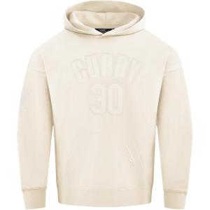 Pro Standard NBA mens Mens Nba Golden State Warriors Neutrals Player Fleece Pull Over Hoodie(Eggshell)