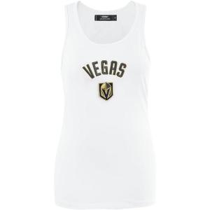 Pro Standard NHL Womens Pro Standard Womens NHL Classic Chenille Tank Top(White)