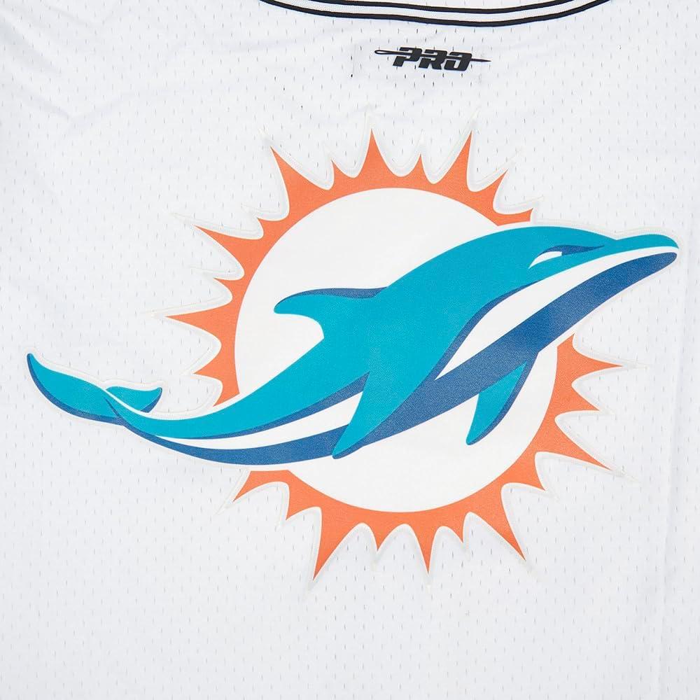 image:imagePro Standard Mens NFL Script Tail Button Down Mesh TopWhiteBlackWhite