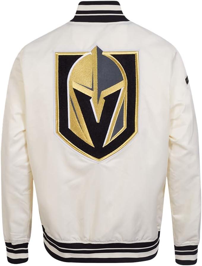 image:imagePro Standard Mens NHL Retro Classics Satin JacketEggshell Black